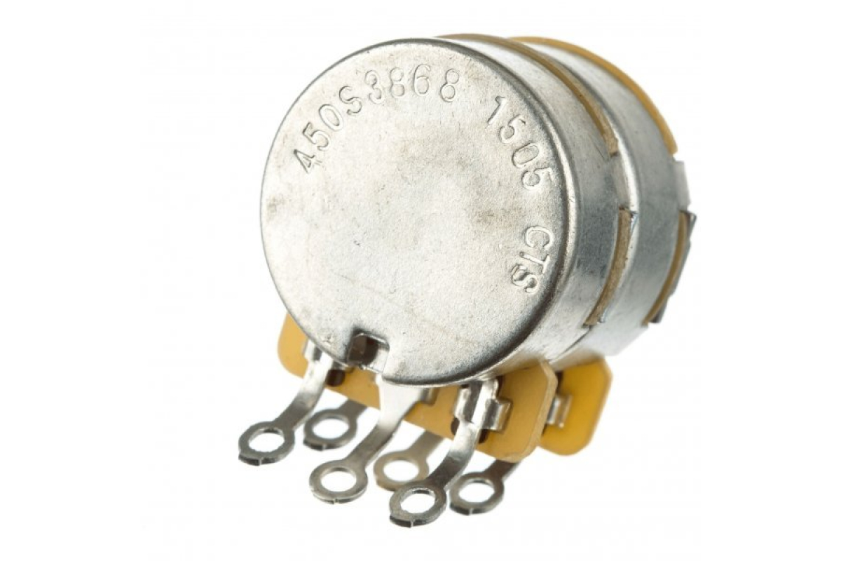 Потенціометр FENDER DUAL 500K/250K SPLIT SHAFT POTENTIOMETER