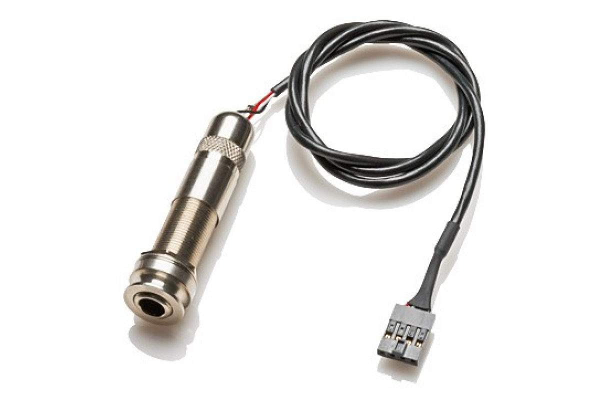 Гнездо для гитары EMG 152B (ENDPIN) STEREO JACK W/STRAP BUTTON