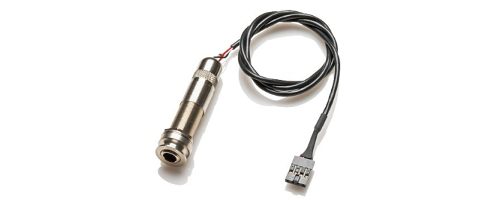 Гнездо для гитары EMG 152B (ENDPIN) STEREO JACK W/STRAP BUTTON