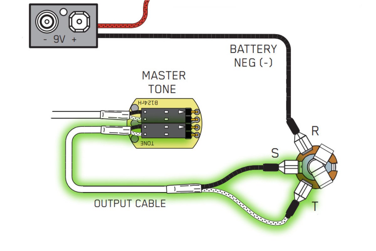 Кабель коммутационный EMG OUTPUT CABLE 15.5"