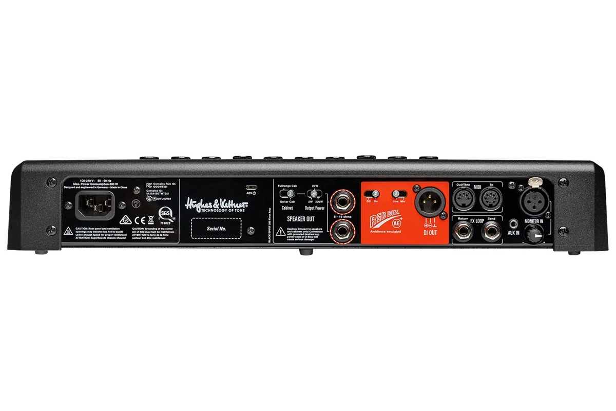 Гітарний підсилювач HUGHES AND KETTNER BLACK SPIRIT 200 FLOOR