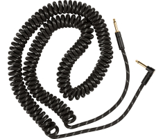 Кабель інструментальний FENDER CABLE DELUXE SERIES COIL 30' BLACK TWEED
