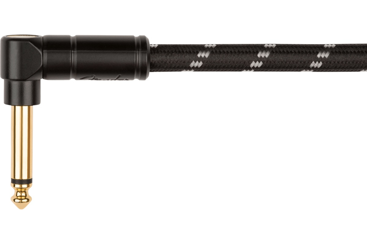Кабель інструментальний FENDER CABLE DELUXE SERIES COIL 30' BLACK TWEED