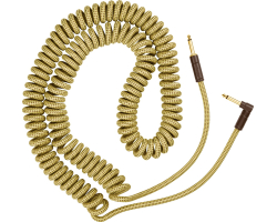 Кабель инструментальный FENDER CABLE DELUXE SERIES COIL 30' TWEED