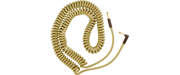 Кабель інструментальний FENDER CABLE DELUXE SERIES COIL 30' TWEED