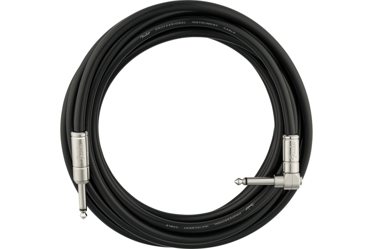 Кабель інструментальний FENDER CABLE PROFESSIONAL SERIES KILL SWITCH 15' ANGLED BLACK