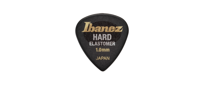 Медіатор IBANEZ EL16HD10S-HBK ELASTOMER SOFT 1MM PICK BLACK