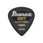 Медіатор IBANEZ EL16ST10S-HBK ELASTOMER HARD 1MM PICK BLACK
