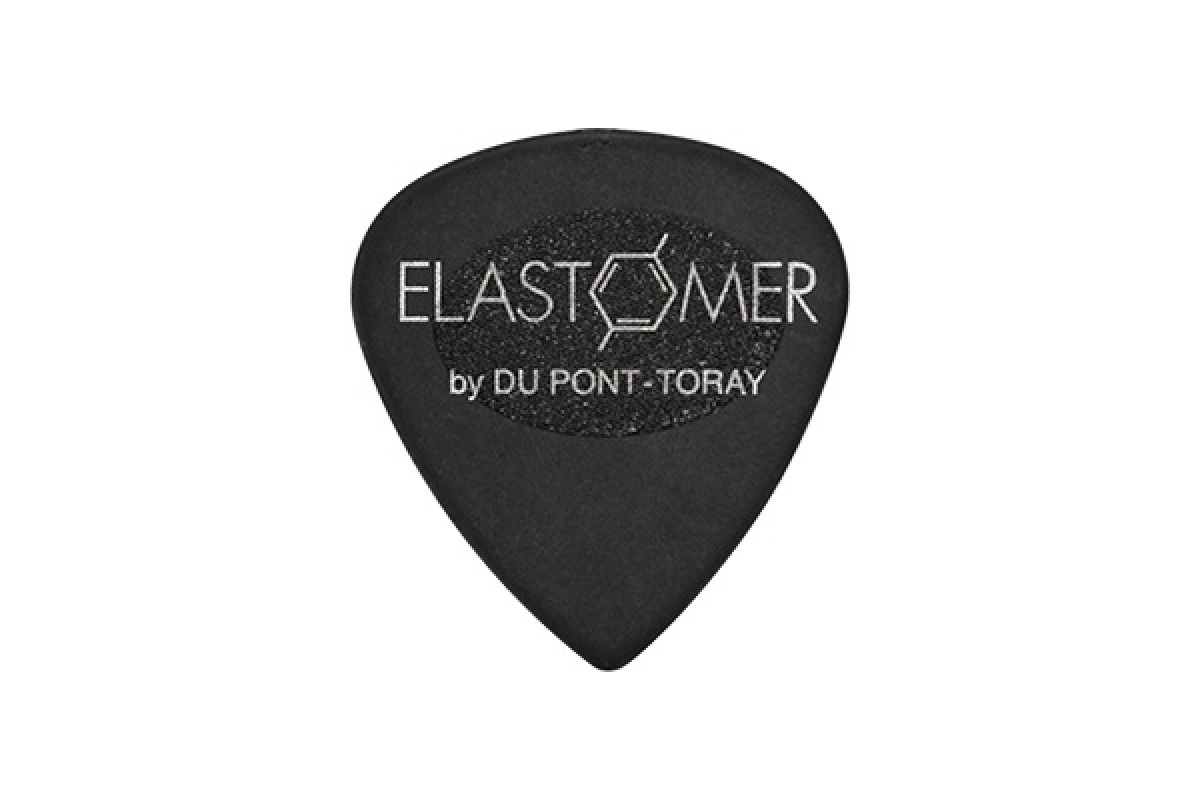 Медіатор IBANEZ EL16ST10S-HBK ELASTOMER HARD 1MM PICK BLACK
