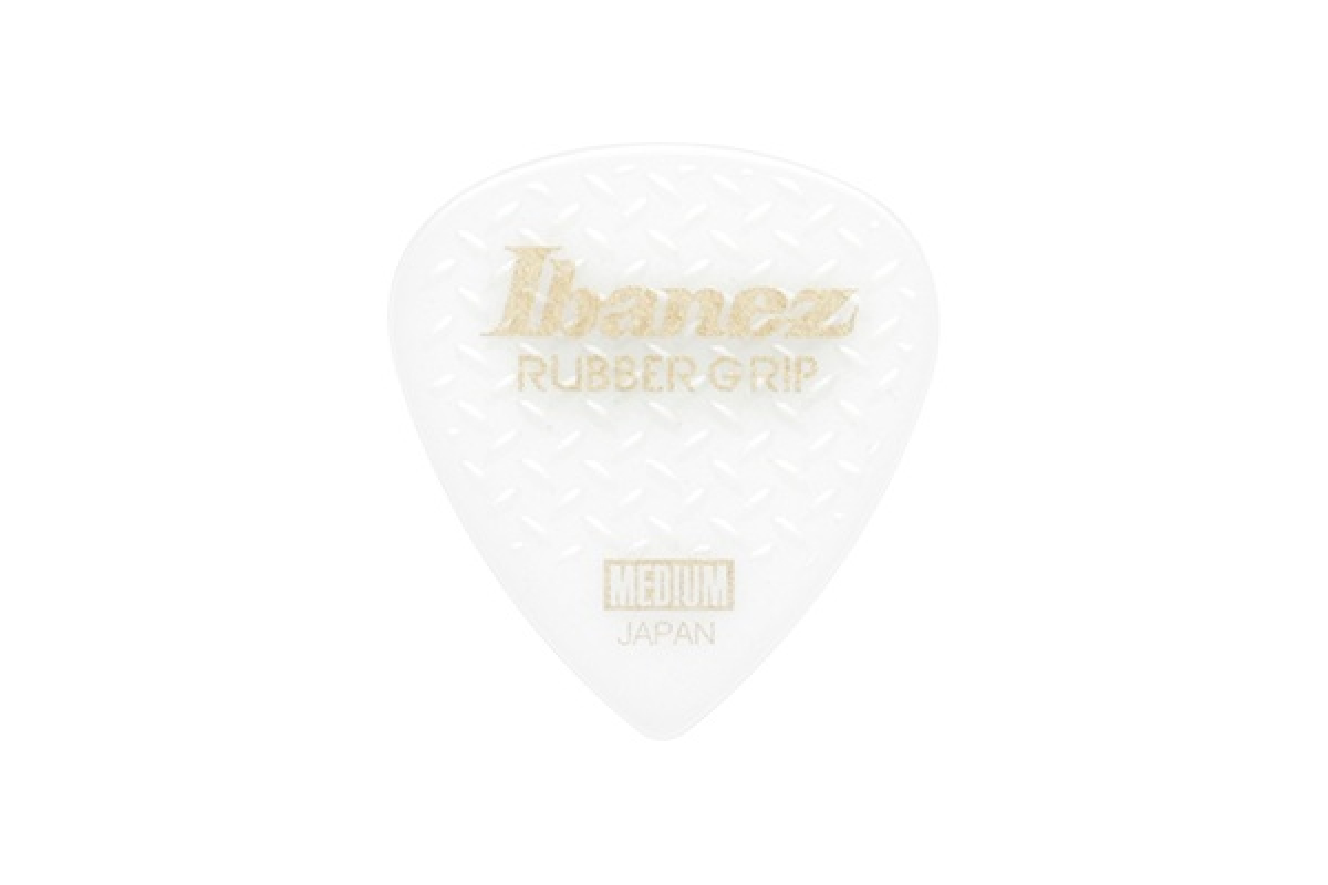 Медіатор IBANEZ PA16MRG-WH WIZARD RUBBER GRIP MEDIUM PICK WHITE