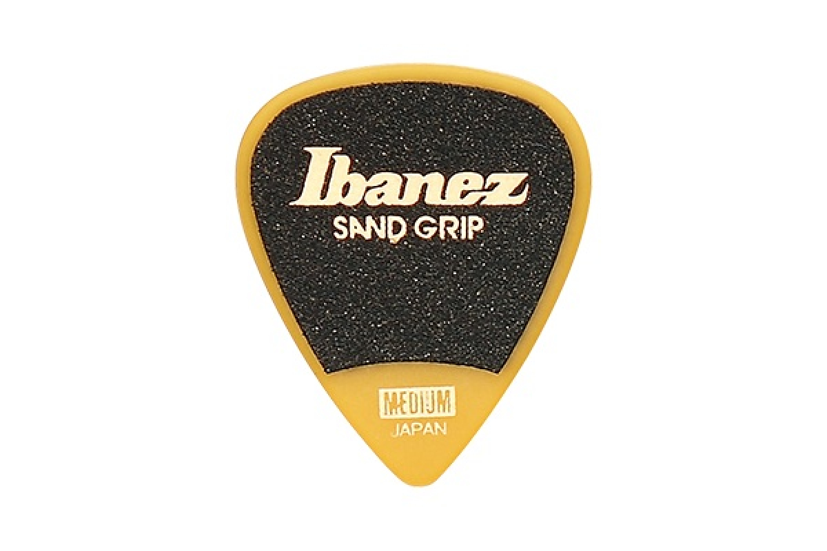 Медіатор IBANEZ PA14MSG-YE WIZARD MEDIUM SAND GRIP PICK YELLOW
