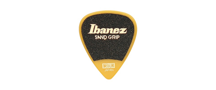 Медіатор IBANEZ PA14MSG-YE WIZARD MEDIUM SAND GRIP PICK YELLOW