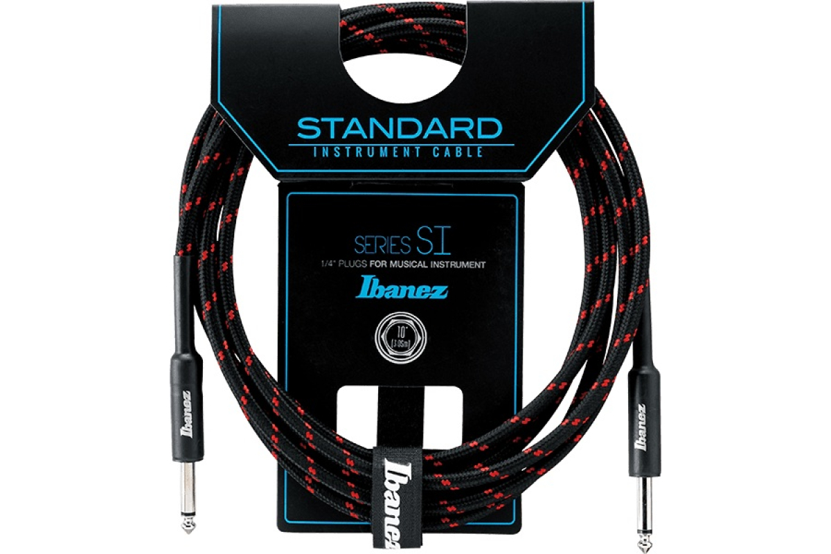 Кабель инструментальный IBANEZ SI10-BW NSTRUMENT CABLE 3M