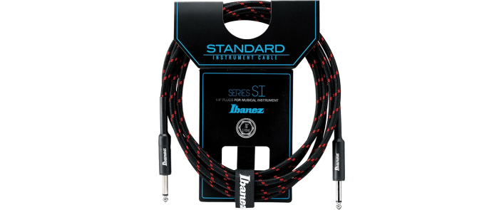 Кабель инструментальный IBANEZ SI10-BW NSTRUMENT CABLE 3M