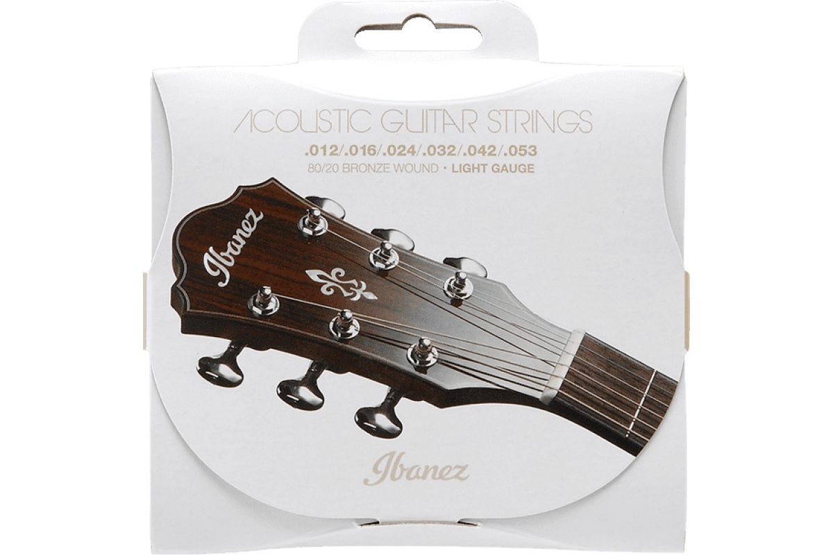 Струни для акустичних гітар IBANEZ IACS6C ACOUSTIC GUITAR STRING 12-53