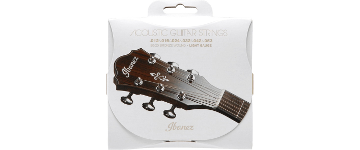Струни для акустичних гітар IBANEZ IACS6C ACOUSTIC GUITAR STRING 12-53