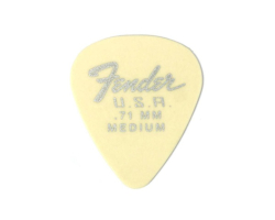 Набор медиаторов FENDER DURA-TONE DELRIN PICKS 0.71 MM, 351 SHAPE - 12 PACK OLYMPIC WHITE