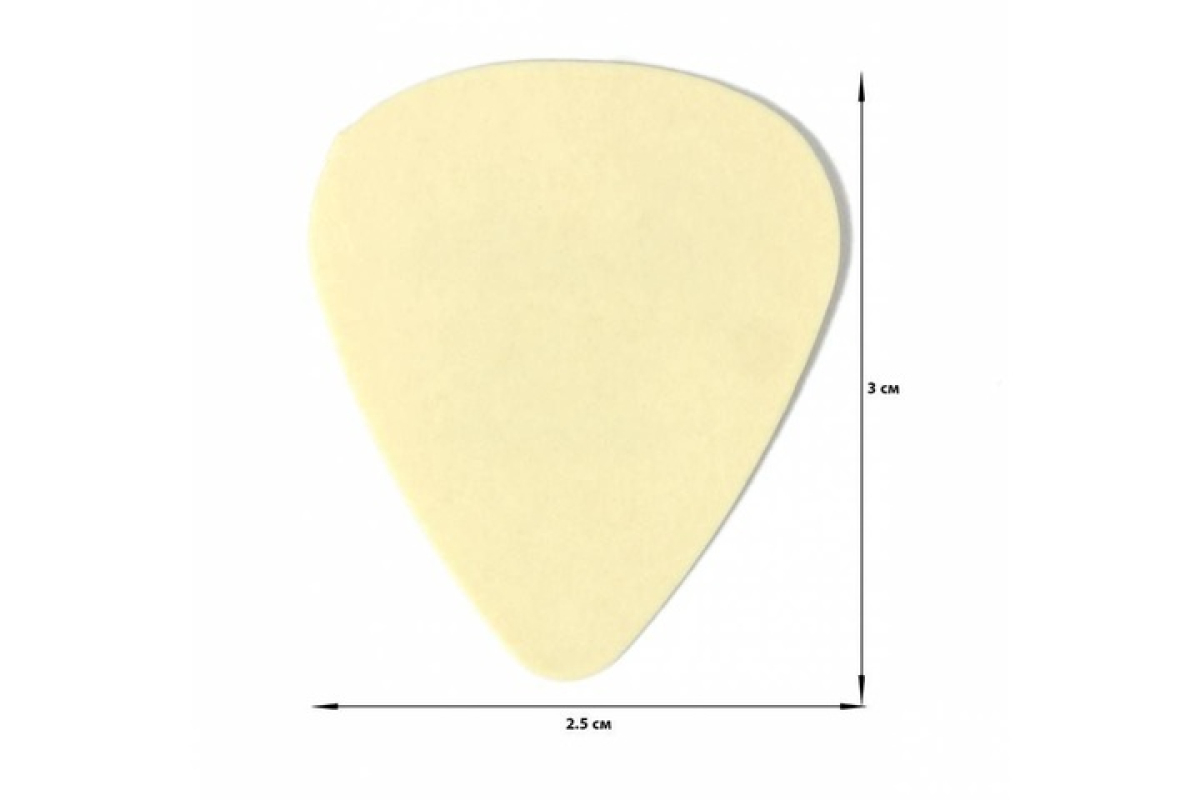 Набір медіаторів FENDER DURA-TONE DELRIN PICKS 0.71 MM, 351 SHAPE - 12 PACK OLYMPIC WHITE