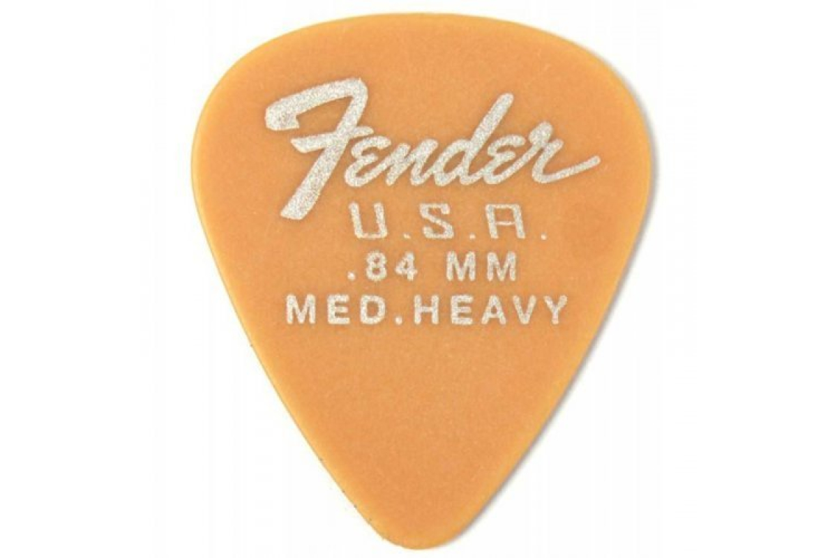 Набір медіаторів FENDER DURA-TONE DELRIN PICKS 0.84 MM, 351 SHAPE - 12 PACK BUTTERSCOTCH BLONDE