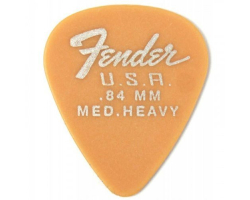 Набор медиаторов FENDER DURA-TONE DELRIN PICKS 0.84 MM, 351 SHAPE - 12 PACK BUTTERSCOTCH BLONDE