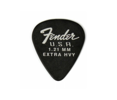 Набір медіаторів FENDER DURA-TONE DELRIN PICKS 1.21 MM, 351 SHAPE - 12 PACK BLACK