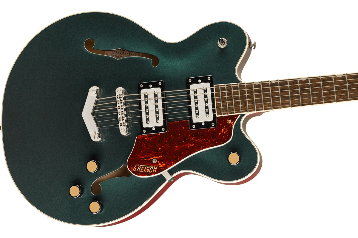 Гітара напівакустична GRETSCH G2622 STREAMLINER CENTER BLOCK DOUBLE-CUT WITH V-STOPTAIL CADILAC GREEN