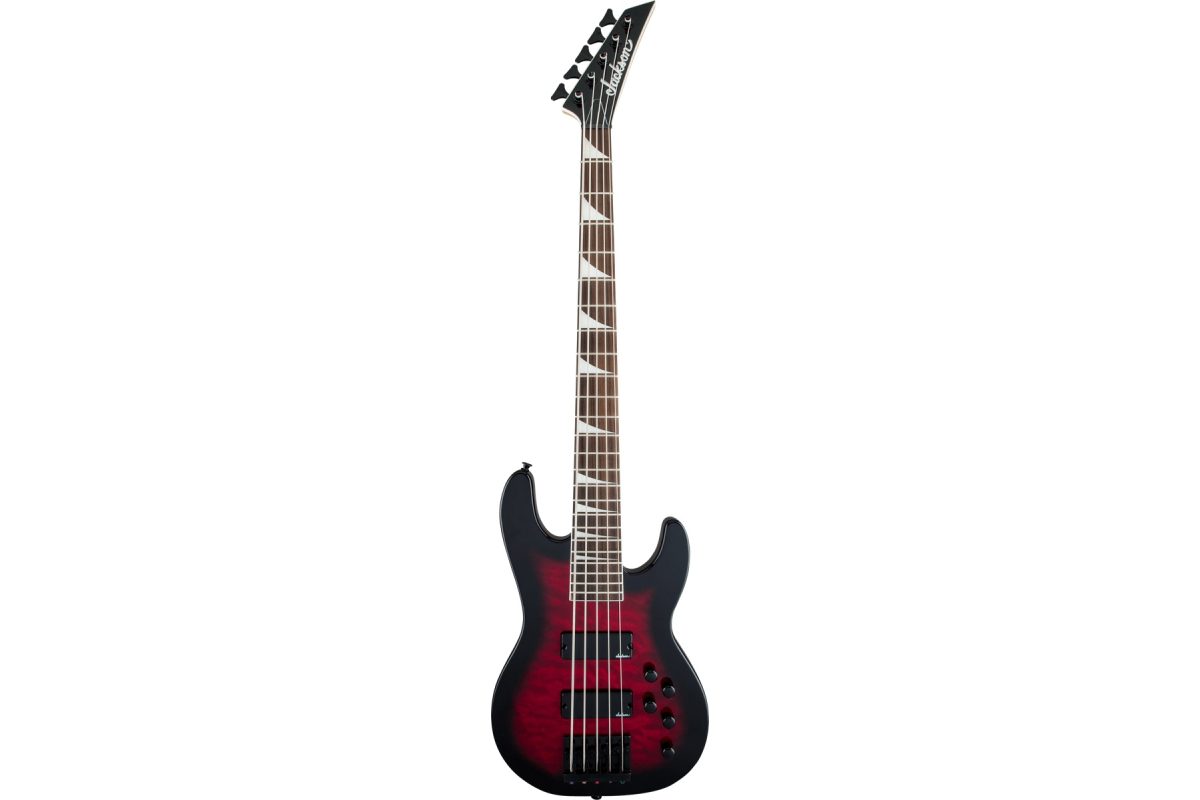 Бас-гітара JACKSON JS SERIES CONCERT BASS JS3VQ TRANPARENT RED BURST