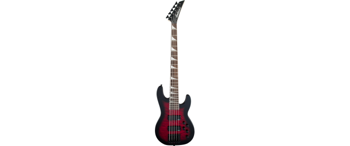 Бас-гітара JACKSON JS SERIES CONCERT BASS JS3VQ TRANPARENT RED BURST
