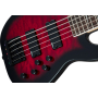 Бас-гітара JACKSON JS SERIES CONCERT BASS JS3VQ TRANPARENT RED BURST