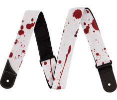 Ремінь гітарний JACKSON STRAP 2" SPLATER RED AND WHITE