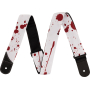 Ремінь гітарний JACKSON STRAP 2" SPLATER RED AND WHITE