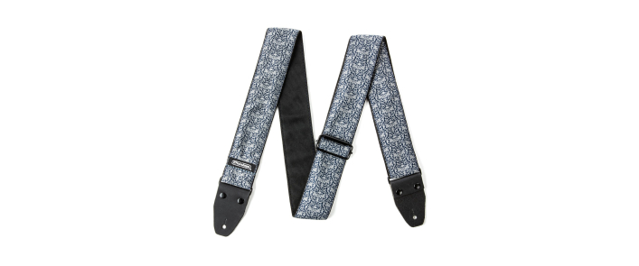 Ремінь гітарний DUNLOP D67-15 2" Jacquard Fleurs De Skull
