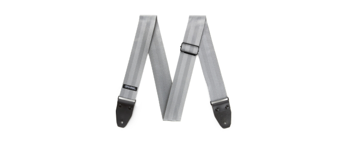 Ремінь гітарний DUNLOP DST7001GY 2" Deluxe Seatbelt Grey