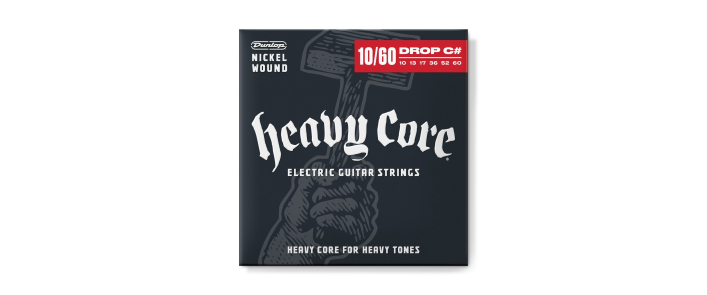 Струни для електрогітар DUNLOP DHCN1060-6 HEAVY CORE 6/SET