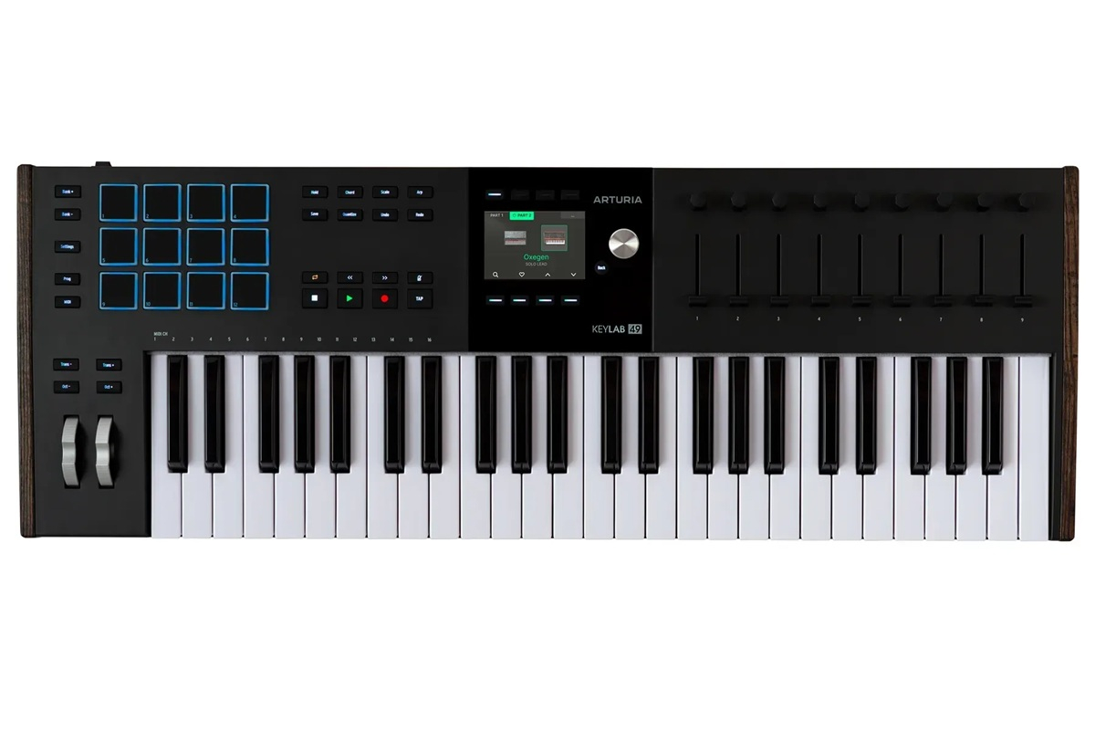 MIDI клавиатура ARTURIA KEYLAB 49 MK3 BLACK PIGMENTS
