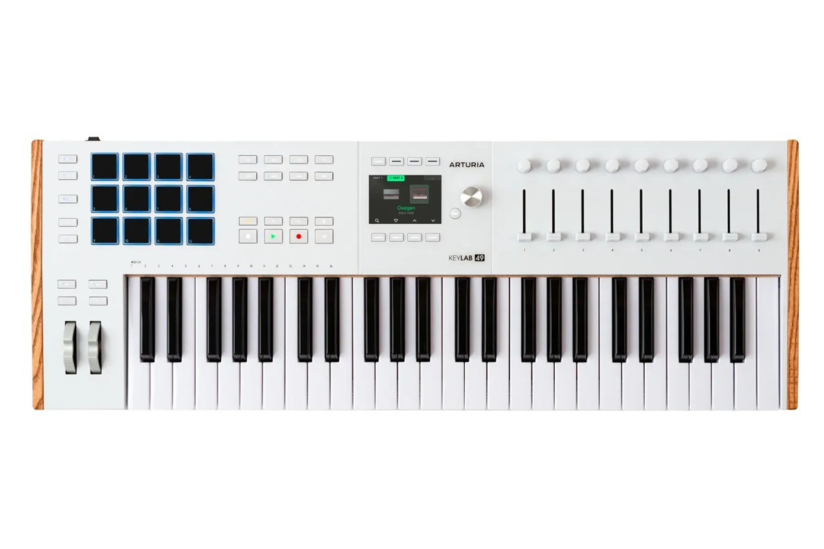 MIDI клавиатура ARTURIA KEYLAB 49 MK3 WHITE PIGMENTS
