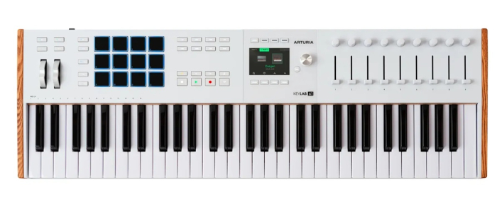 MIDI клавиатура ARTURIA KEYLAB 61 MK3 WHITE PIGMENTS