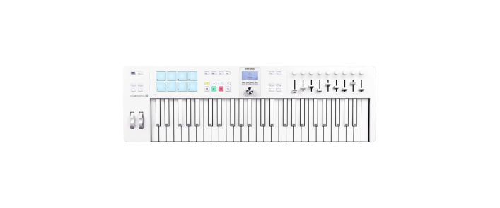 MIDI клавиатура ARTURIA KEYLAB ESSENTIAL 49 MK3 ALPINE WHITE PIGMENTS