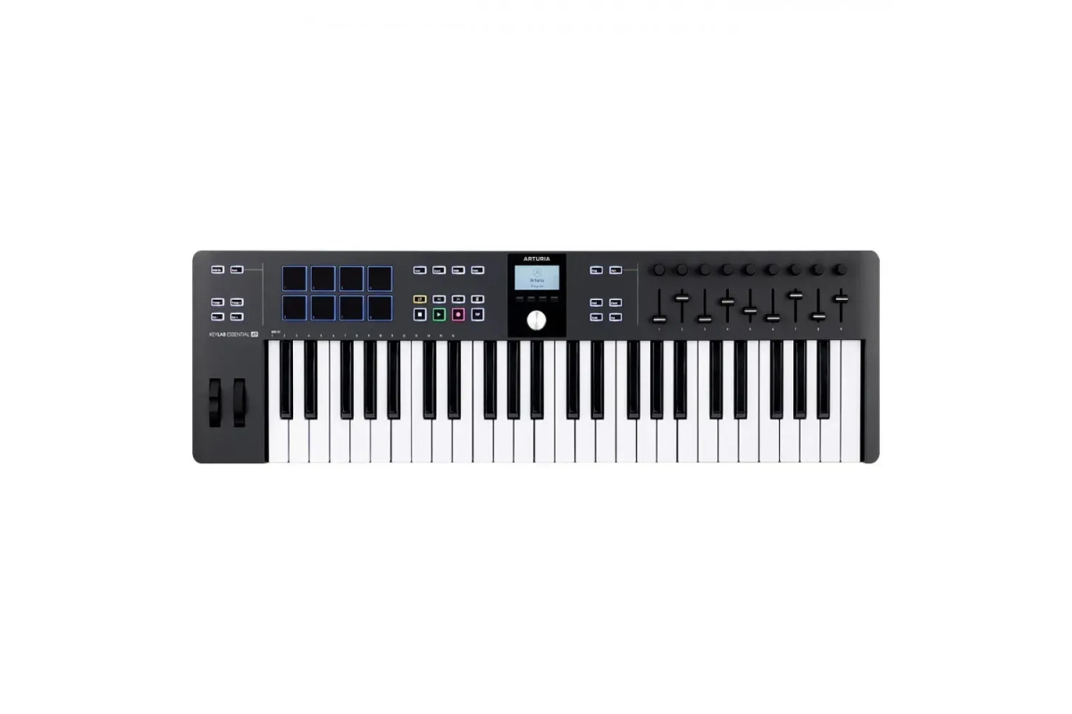 MIDI клавиатура ARTURIA KEYLAB ESSENTIAL 49 MK3 BLACK PIGMENTS