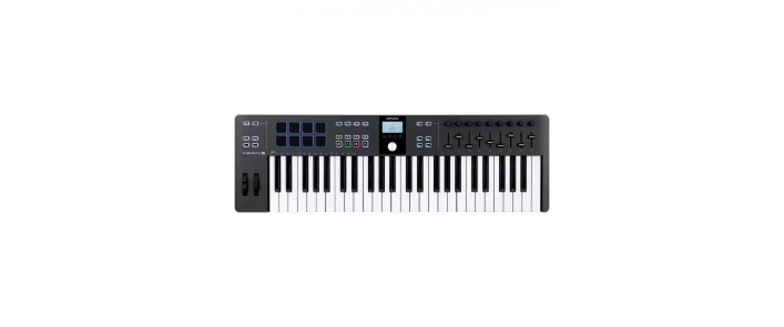 MIDI клавиатура ARTURIA KEYLAB ESSENTIAL 49 MK3 BLACK PIGMENTS