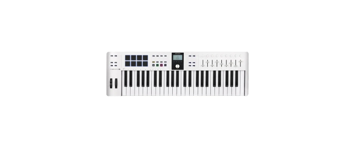 MIDI клавиатура ARTURIA KEYLAB ESSENTIAL 49 MK3 WHITE PIGMENTS