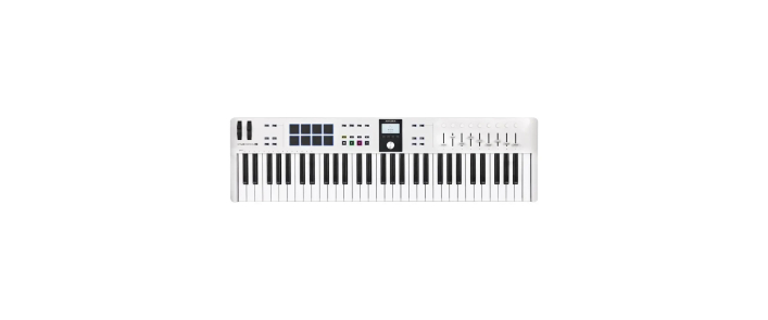 MIDI клавиатура ARTURIA KEYLAB ESSENTIAL 61 MK3 WHITE PIGMENTS