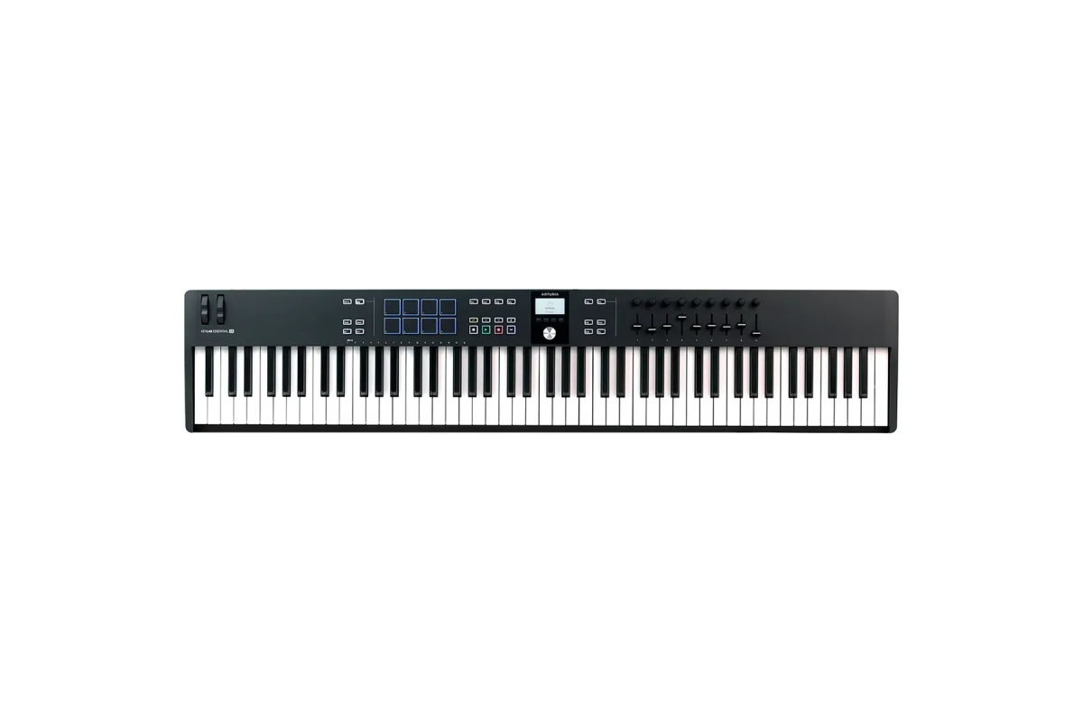 MIDI клавіатура ARTURIA KEYLAB ESSENTIAL 88 MK3 BLACK PIGMENTS