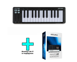 MIDI клавиатура ARTURIA MICROLAB MK3 BLACK ANALOG LAB