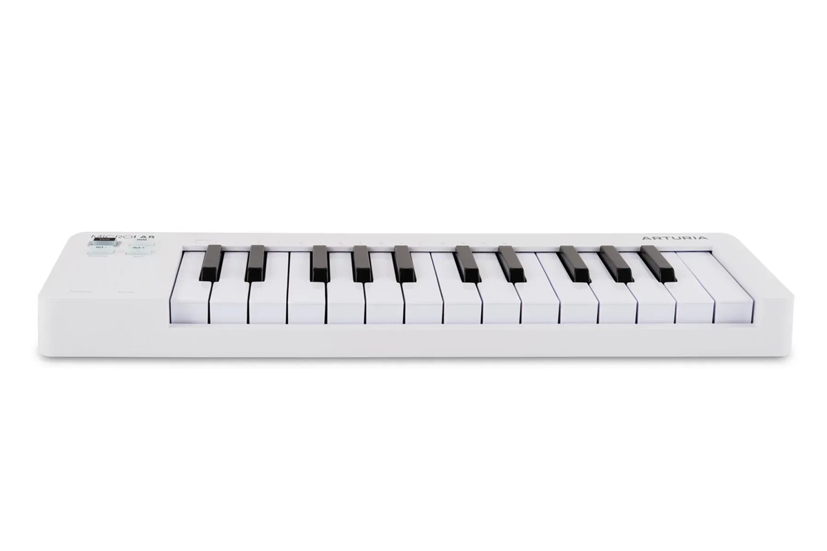 MIDI клавиатура ARTURIA MICROLAB MK3 WHITE ANALOG LAB