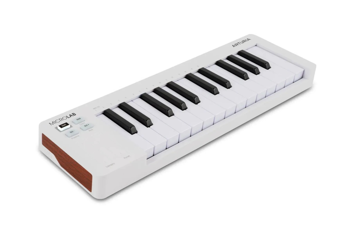 MIDI клавиатура ARTURIA MICROLAB MK3 WHITE ANALOG LAB