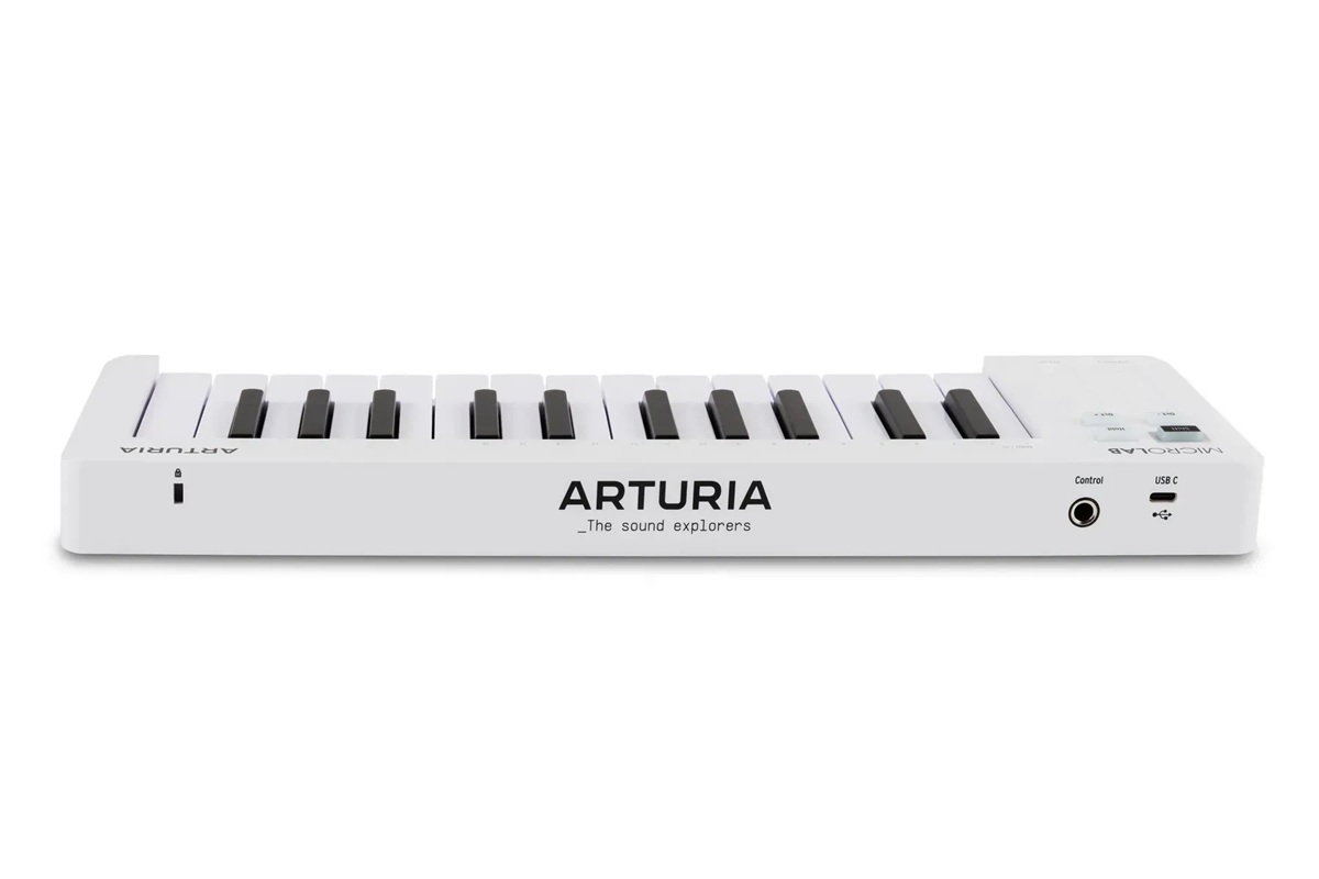 MIDI клавиатура ARTURIA MICROLAB MK3 WHITE ANALOG LAB