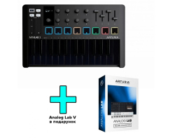 MIDI клавиатура ARTURIA MINILAB 3 DEEP BLACK ANALOG LAB V MIDI клавиатура ARTURIA MINILAB 3 DEEP BLACK ANALOG LAB V
