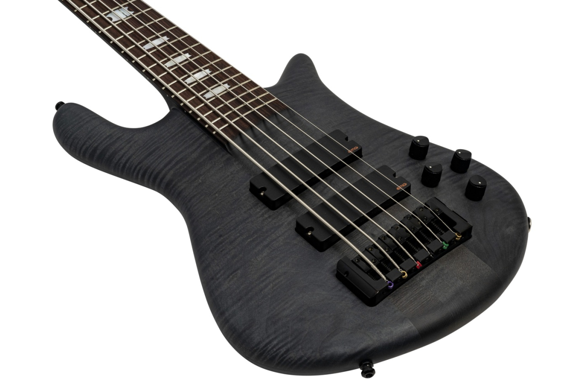 Бас-гітара SPECTOR EURO 6 LX TRANS BLACK STAIN MATTE
