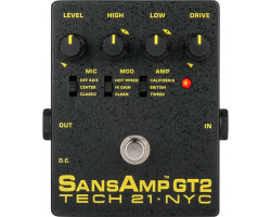 Педаль ефектів TECH 21 SANSAMP GT2 Педаль ефектів TECH 21 SANSAMP GT2